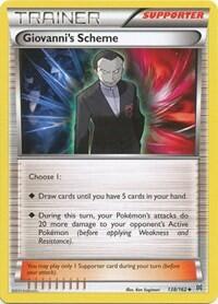 Pokemon TCG - XY - BREAKthrough - Giovanni's Scheme - 138/162 - Reverse Holofoil