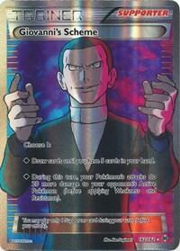 Pokemon TCG - XY - BREAKthrough - Giovanni's Scheme - 162/162 - Holofoil