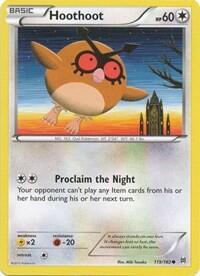 Pokemon TCG - XY - BREAKthrough - Hoothoot - 119/162