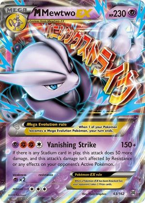 Pokemon TCG - XY - BREAKthrough - M Mewtwo EX - 63/162 - Holofoil