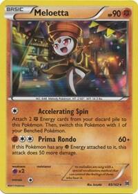 Pokemon TCG - XY - BREAKthrough - Meloetta - 85/162 - Holofoil