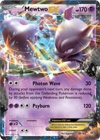 Pokemon TCG - XY - BREAKthrough - Mewtwo EX - 61/162 - Holofoil
