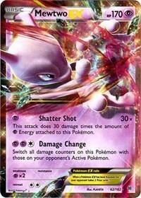 Pokemon TCG - XY - BREAKthrough - Mewtwo EX - 62/162 - Holofoil
