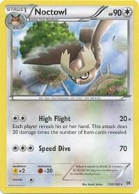 Pokemon TCG - XY - BREAKthrough - Noctowl - 120/162 - Reverse Holofoil
