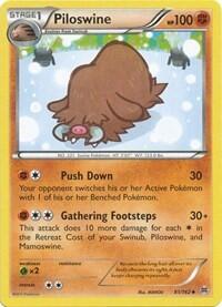 Pokemon TCG - XY - BREAKthrough - Piloswine - 81/162 - Reverse Holofoil