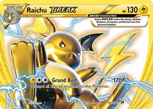 Pokemon TCG - XY - BREAKthrough - Raichu BREAK - 50/162 - Holofoil