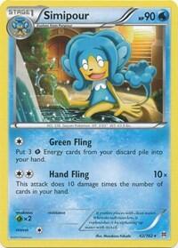Pokemon TCG - XY - BREAKthrough - Simipour - 42/162