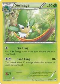 Pokemon TCG - XY - BREAKthrough - Simisage - 6/162