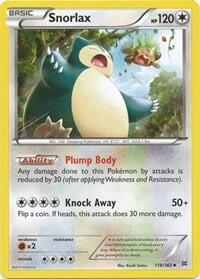 Pokemon TCG - XY - BREAKthrough - Snorlax - 118/162