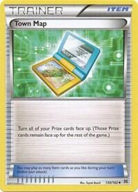 Pokemon TCG - XY - BREAKthrough - Town Map - 150/162 - Reverse Holofoil