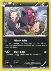 Pokemon TCG - XY - BREAKthrough - Zorua - 90/162 - Reverse Holofoil