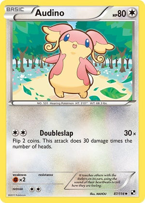 Pokemon TCG - Black & White - Audino - 87/114