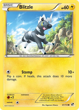 Pokemon TCG - Black & White - Blitzle - 41/114