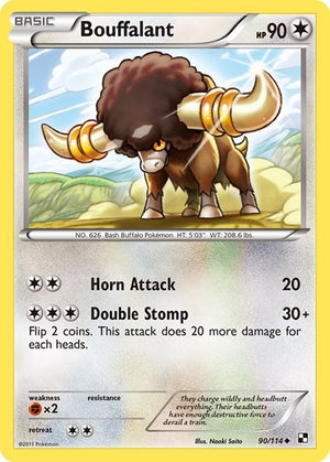 Pokemon TCG - Black & White - Bouffalant - 90/114