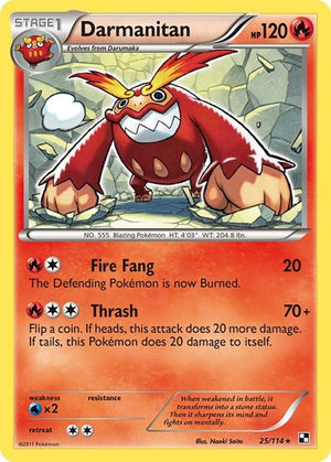 Pokemon TCG - Black & White - Darmanitan - 25/114