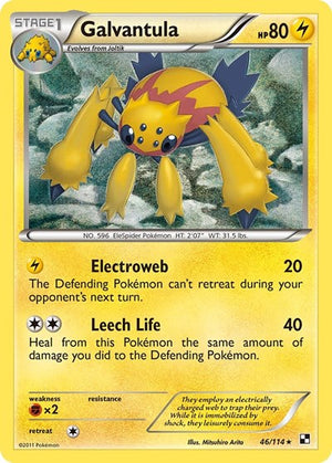 Pokemon TCG - Black & White - Galvantula - 46/114