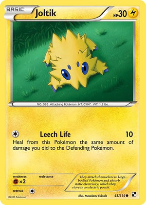 Pokemon TCG - Black & White - Joltik - 45/114