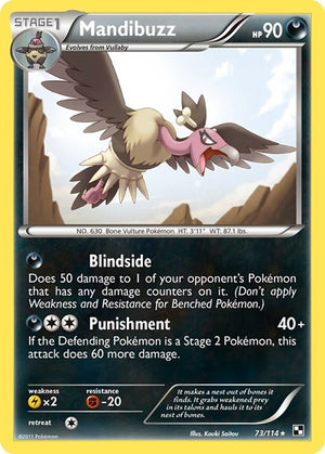 Pokemon TCG - Black & White - Mandibuzz - 73/114