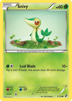 Pokemon TCG - Black & White - Snivy - 2/114