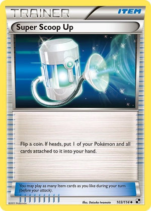 Pokemon TCG - Black & White - Super Scoop Up - 103/114 - Reverse Holofoil
