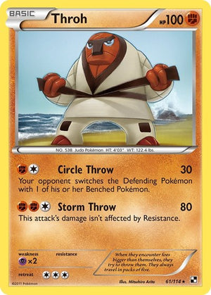 Pokemon TCG - Black & White - Throh - 61/114
