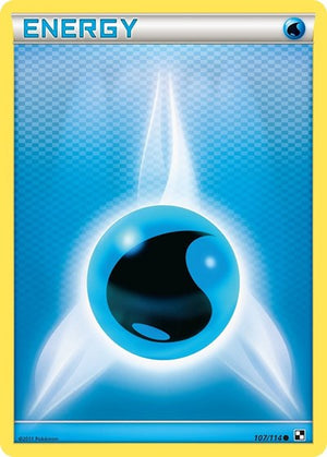 Pokemon TCG - Black & White - Water Energy - 107/114