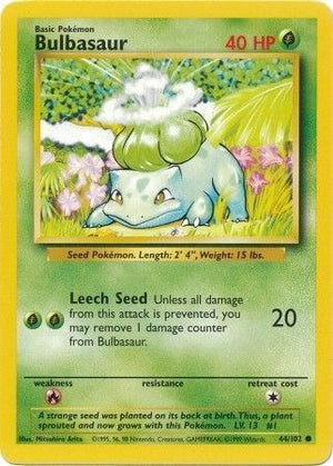 Pokemon TCG - Base Set - Bulbasaur - 044/102