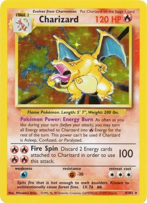 Pokemon TCG - Base Set - Charizard - 004/102 - Holofoil