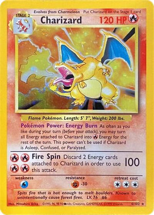 Pokemon TCG - Base Set - Charizard - 004/102 - Holofoil