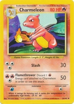 Pokemon TCG - Base Set - Charmeleon - 024/102