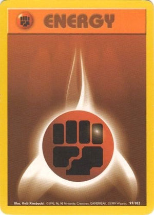 Pokemon TCG - Base Set - Fighting Energy - 097/102