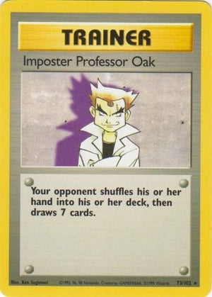Pokemon TCG - Base Set - Imposter Professor Oak - 073/102