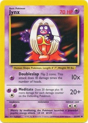 Pokemon TCG - Base Set - Jynx - 031/102