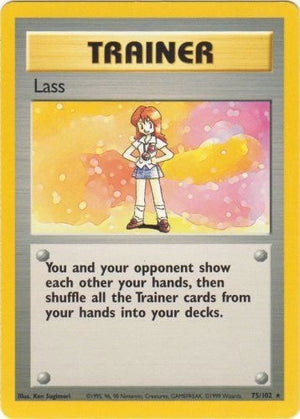 Pokemon TCG - Base Set - Lass - 075/102