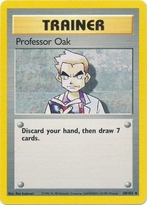 Pokemon TCG - Base Set - Professor Oak - 088/102
