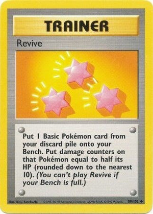 Pokemon TCG - Base Set - Revive - 089/102