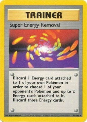 Pokemon TCG - Base Set - Super Energy Removal - 079/102