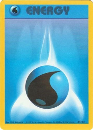 Pokemon TCG - Base Set - Water Energy - 102/102