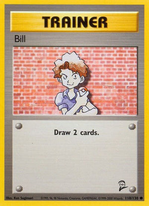 Pokemon TCG - Base Set 2 - Bill - 118/130