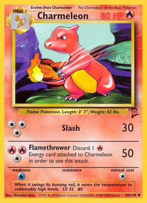 Pokemon TCG - Base Set 2 - Charmeleon - 035/130