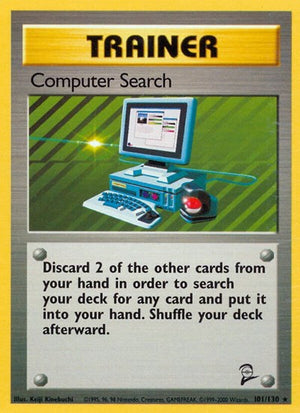 Pokemon TCG - Base Set 2 - Computer Search - 101/130