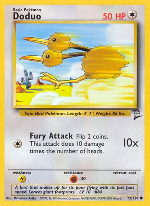 Pokemon TCG - Base Set 2 - Doduo - 072/130