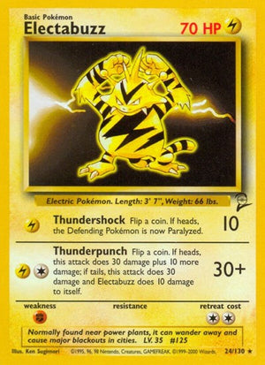 Pokemon TCG - Base Set 2 - Electabuzz - 024/130