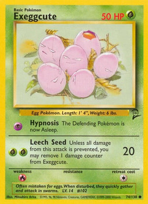 Pokemon TCG - Base Set 2 - Exeggcute - 074/130