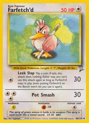 Pokemon TCG - Base Set 2 - Farfetch'd - 040/130