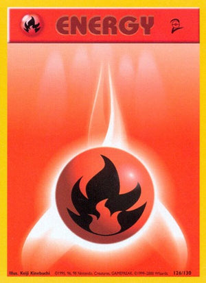 Pokemon TCG - Base Set 2 - Fire Energy - 126/130