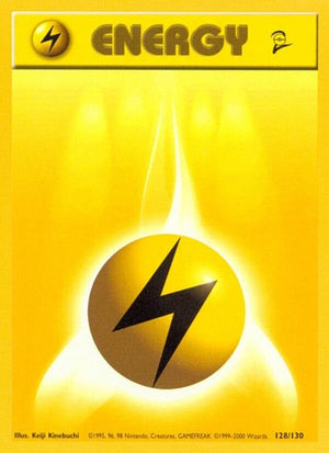 Pokemon TCG - Base Set 2 - Lightning Energy - 128/130