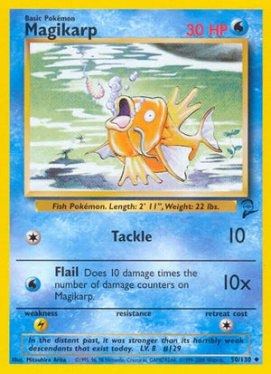 Pokemon TCG - Base Set 2 - Magikarp - 050/130