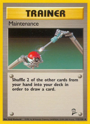 Pokemon TCG - Base Set 2 - Maintenance - 112/130