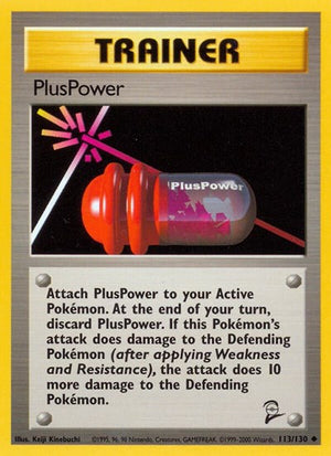 Pokemon TCG - Base Set 2 - PlusPower - 113/130